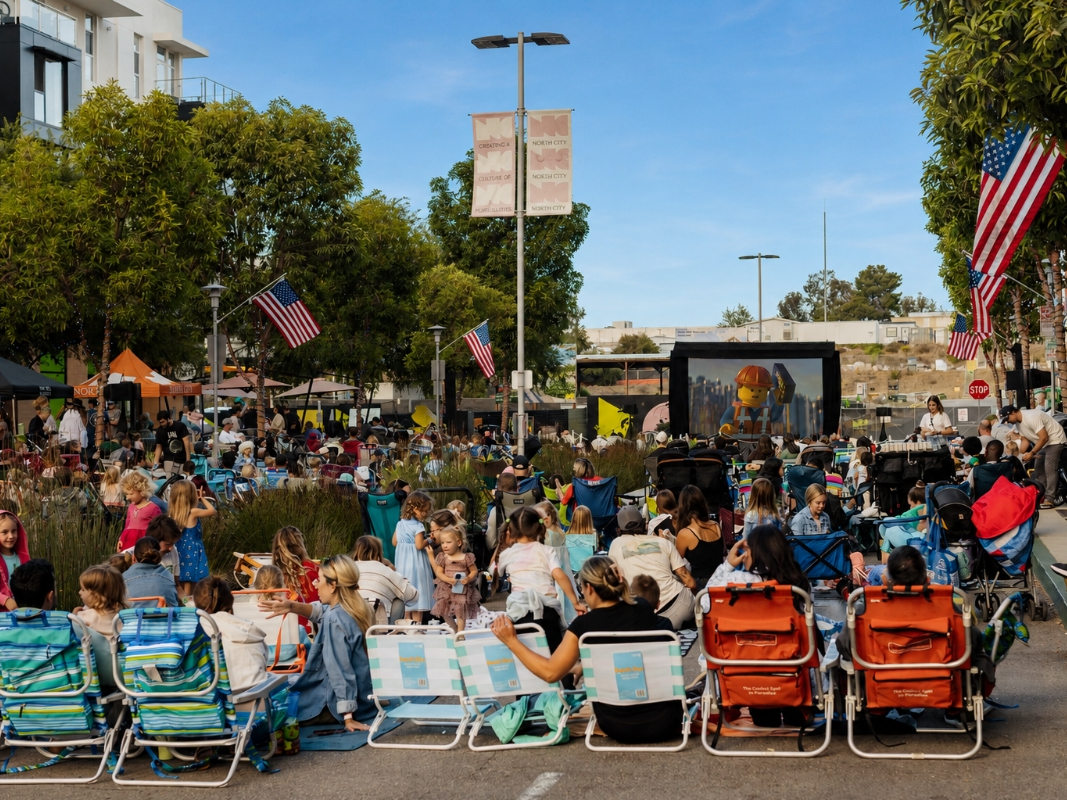 Families are encouraged to arrive early to claim a spot and bring low-back chairs and blankets.