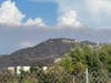 Smoke from the Dehesa 7 Fire is visible from Santee. 