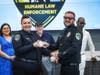 Captain Kira Samuels with Chief Jace Huggins