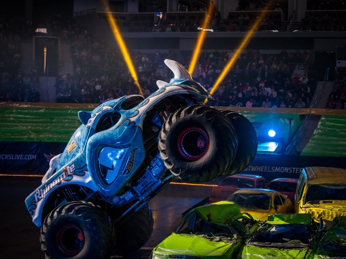 The show will introduce Rhinomite, a new rhino-themed monster truck.