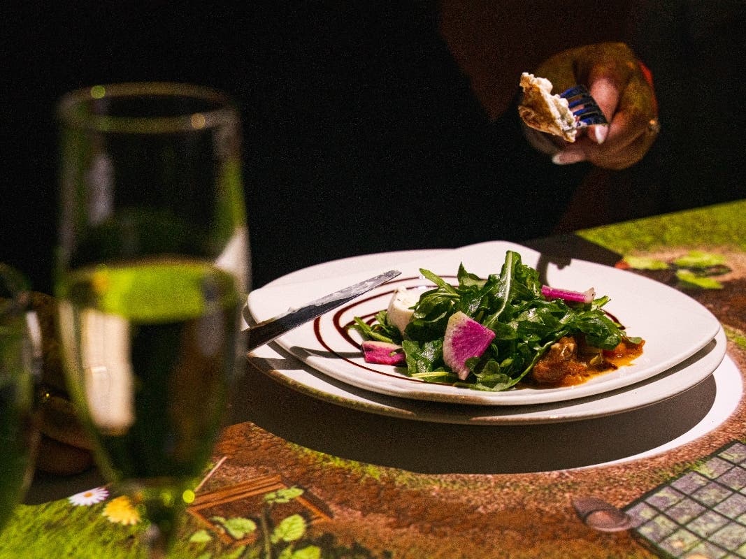 Le Petit Chef combines 3D projection mapping, animated storytelling and a four-course meal.