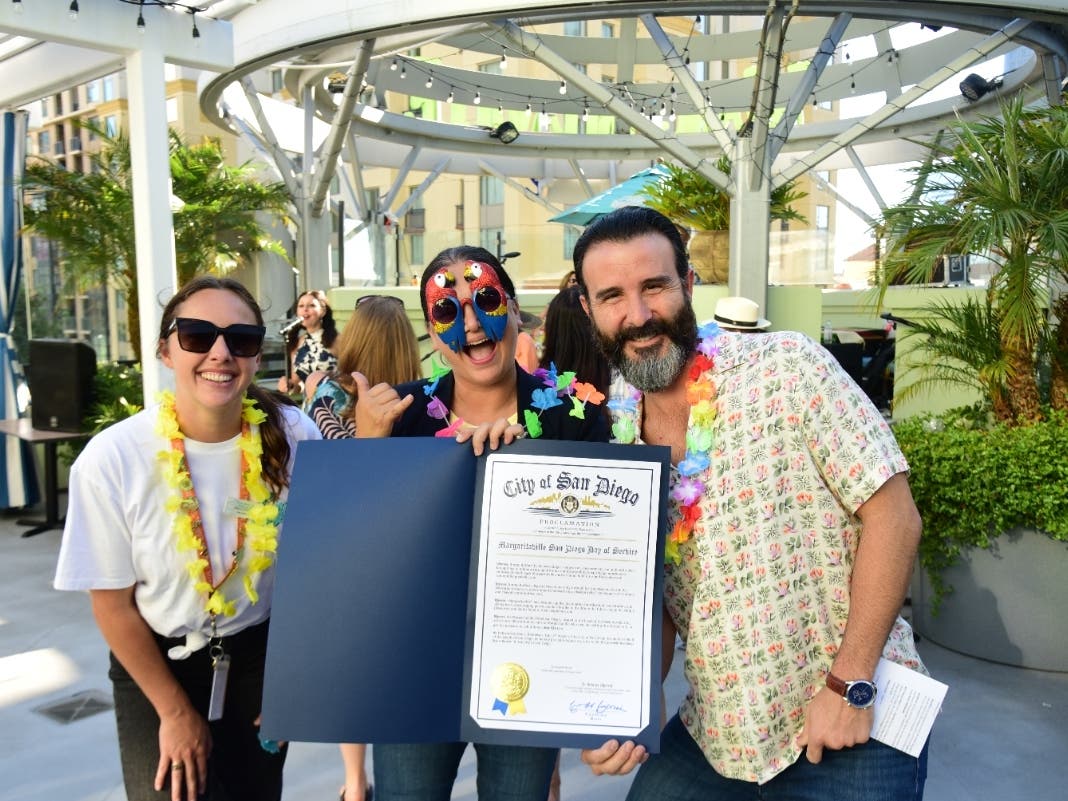 In San Diego, the city proclaimed Aug. 29 as Margaritaville San Diego Day of Service in recognition of the local effort.
