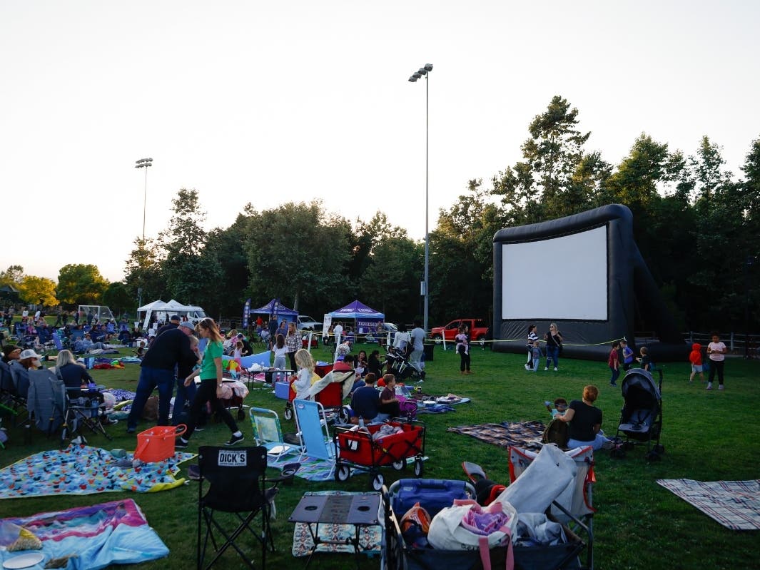 Families can attend a free outdoor screening of "A Minecraft Movie" at Town Center Community Park East.