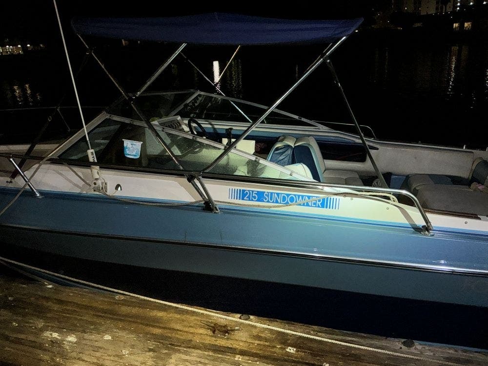 The vessel was spotted Tuesday night about 6 miles offshore, according to the U.S. Coast Guard.