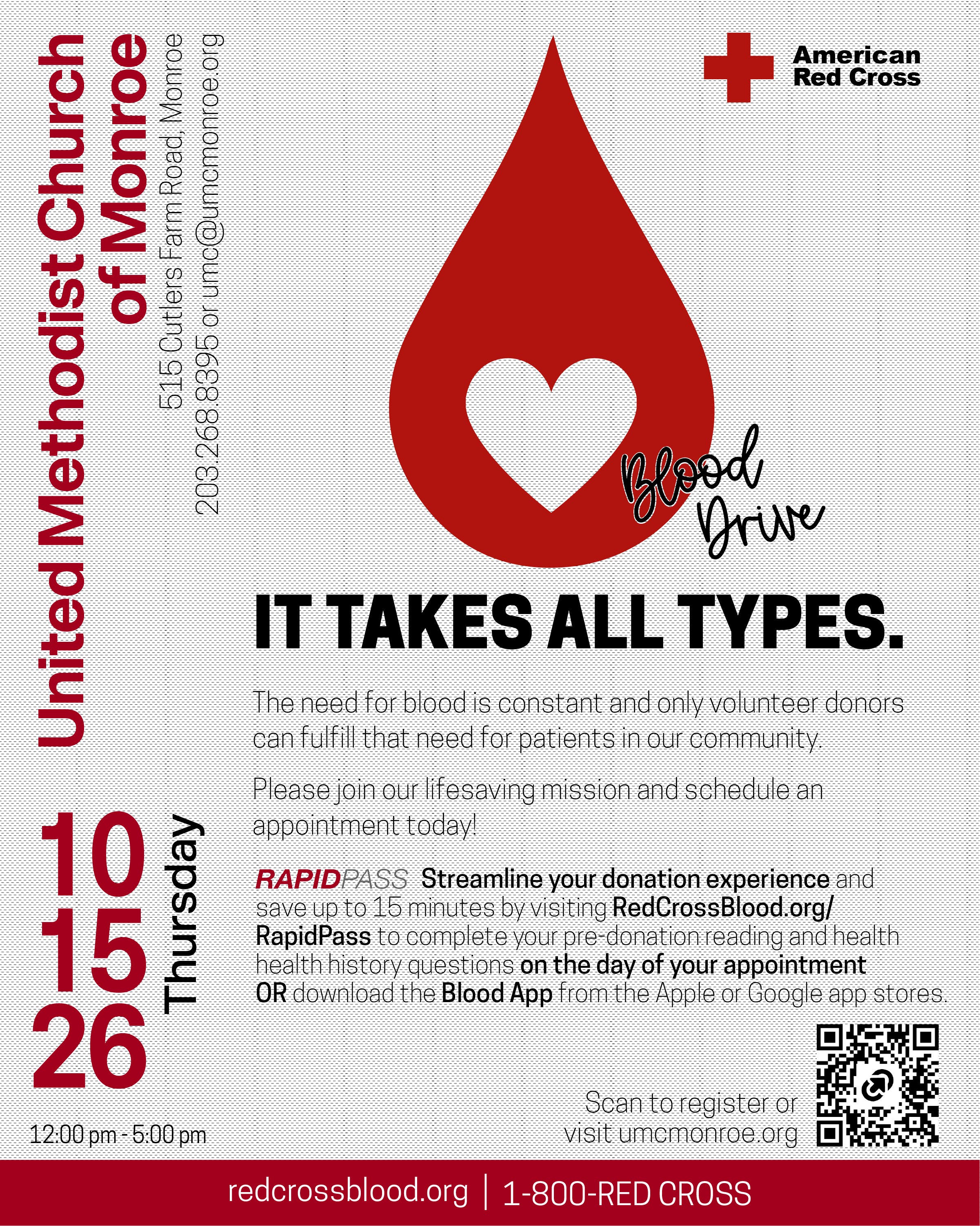 American Red Cross Blood Drive at UMC Monroe