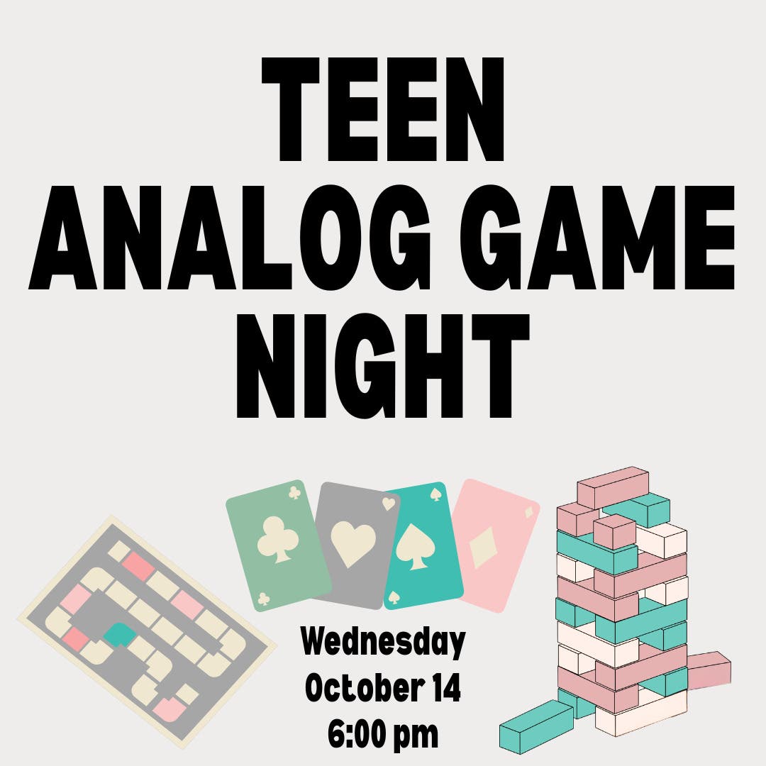 Teen Analog Game Night
