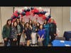 Members of the 2022-2023 YMSL Livingston Board celebrate at the end-of-year banquet. 