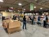 YMSL Livingston members volunteer at the Community Food Bank of New Jersey.