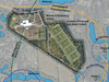 As submitted to Massachusetts School Building Authority in February 2021, this image shows the sensitivities of the Elm Street site. Missing from the image is the Primary Aquifer Protection District border.