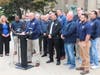 Press Conference was led by Nassau County Detectives-President John Wighaus