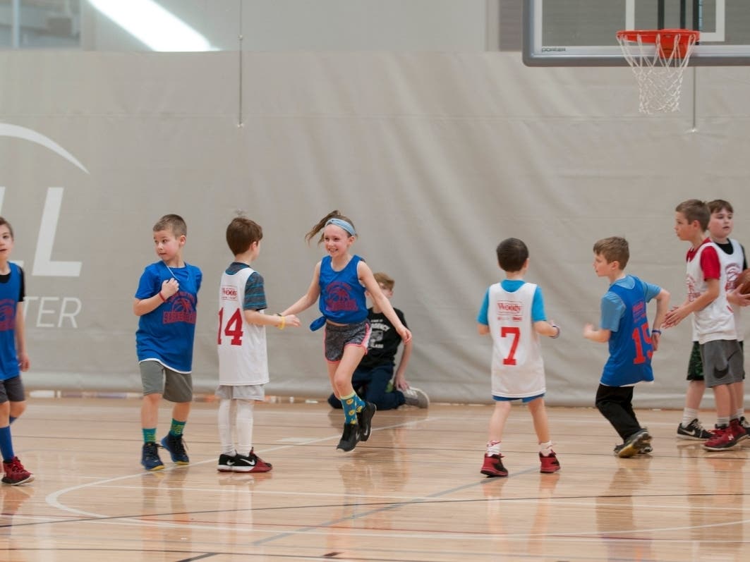 Naperville Youth Basketball game at Fort Hill Activity Center