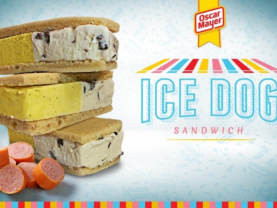 In an attempt to one-up French's mustard, Oscar Mayer is releasing the Ice Dog Sandwich.