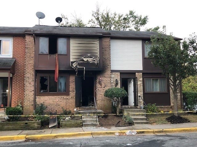 Fire and rescue crews were able to quickly extinguish the fire that happened in the 200 block of Giles Place in Sterling.