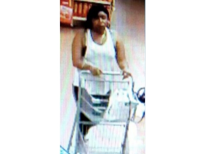 Spotsylvania officials are searching for this woman in connection with a shoplifting incident at Weis Market on Tidewater Trail.