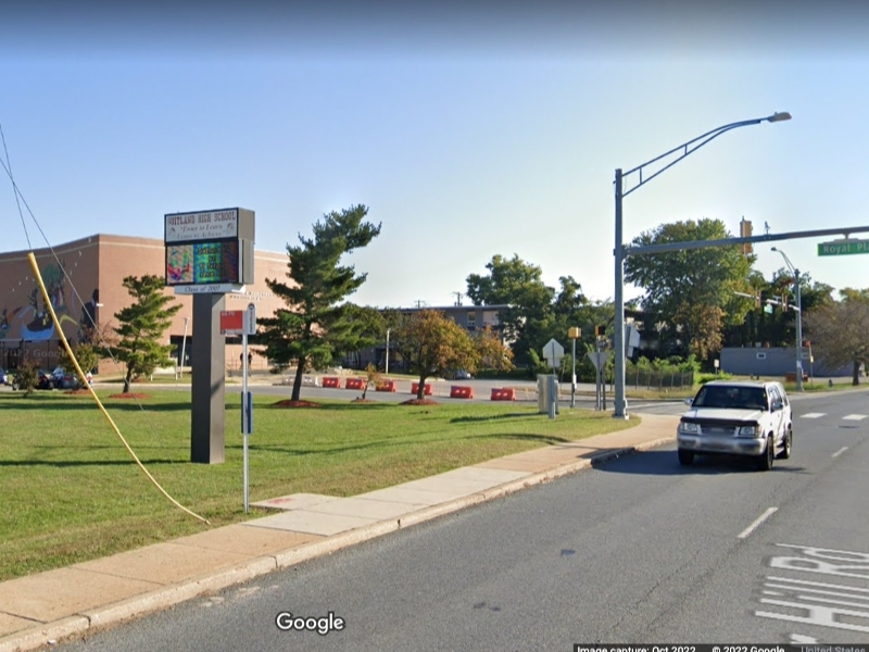 A ninth-grade student was shot at Suitland High School in District Heights, prompting officials to lock down the building Thursday.