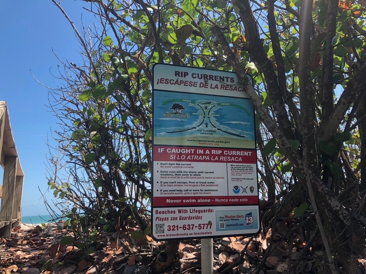 A couple on vacation with their six children in Florida drowned in a powerful rip current while swimming in the ocean on Thursday afternoon, officials said.