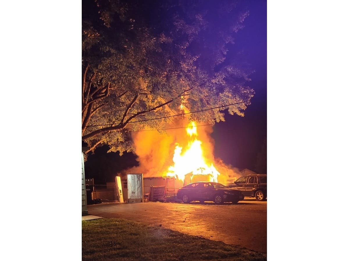An accidental electrical fire destroyed a shed and three motorcycles in Harford County early Saturday, according to the Maryland Office of the State Fire Marshal.