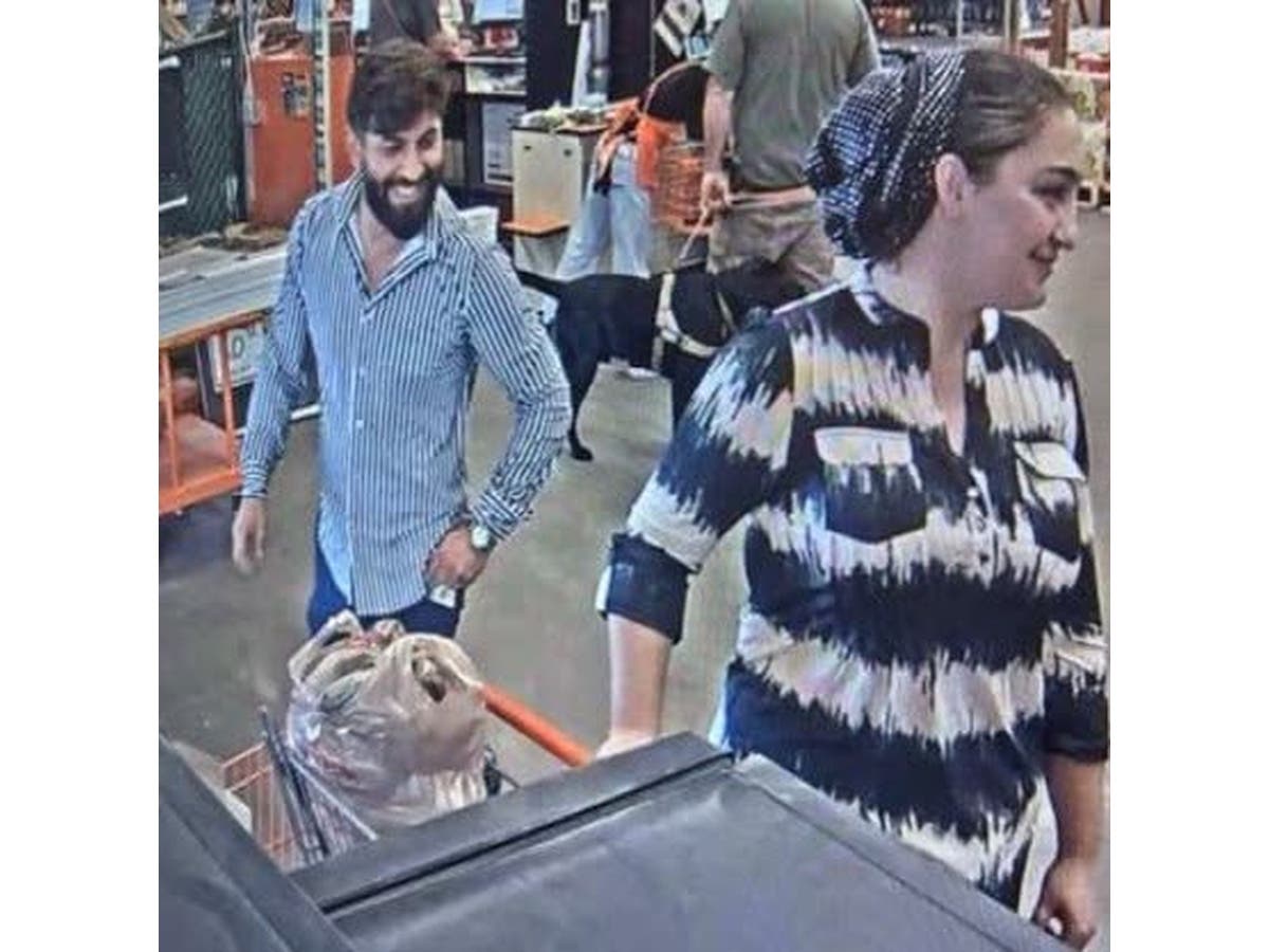 Police say multiple power tools were stolen from a Fredericksburg Home Depot before two people left in a black sedan.