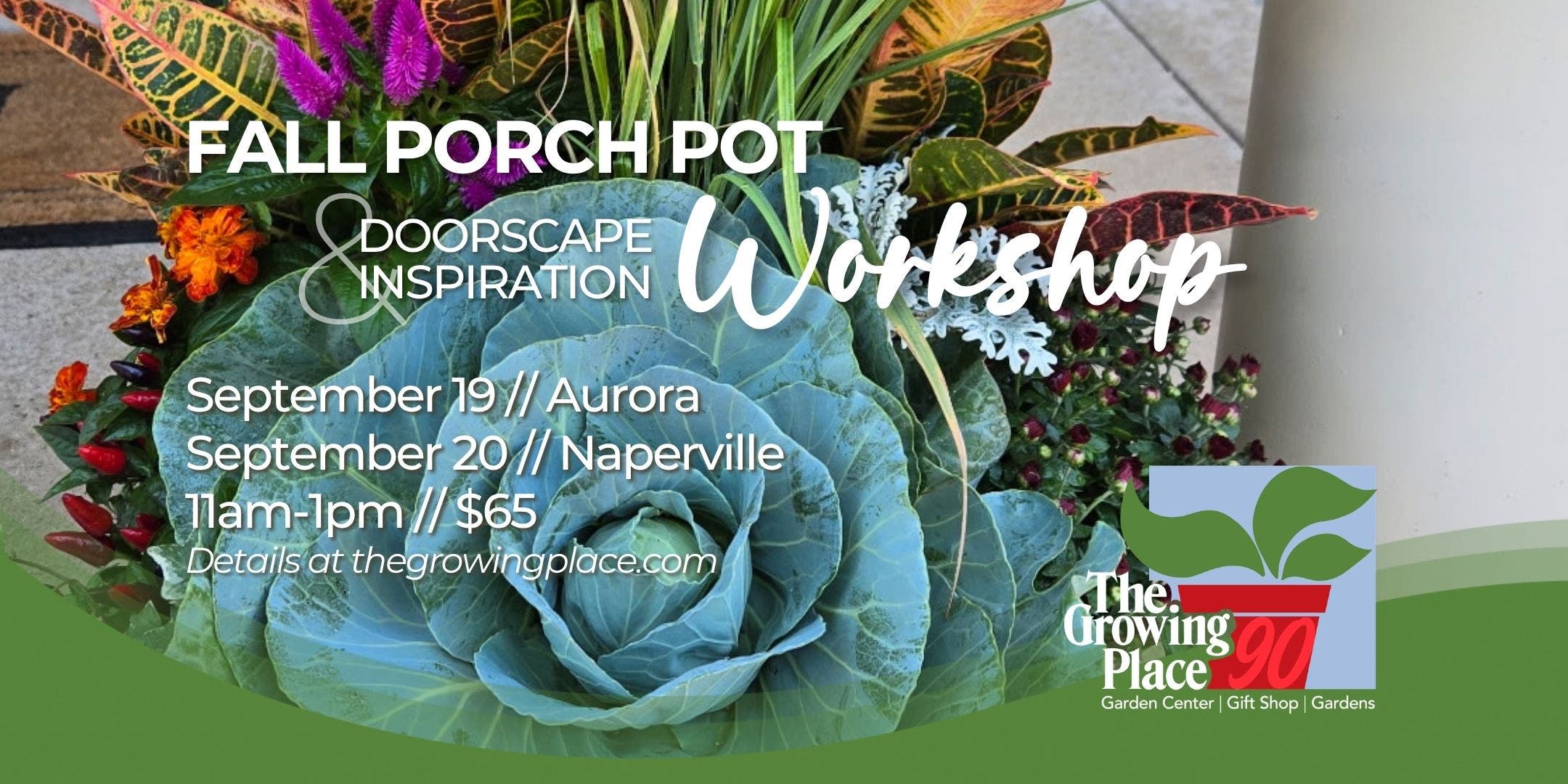 Fall Porch Pot Workshop Aurora