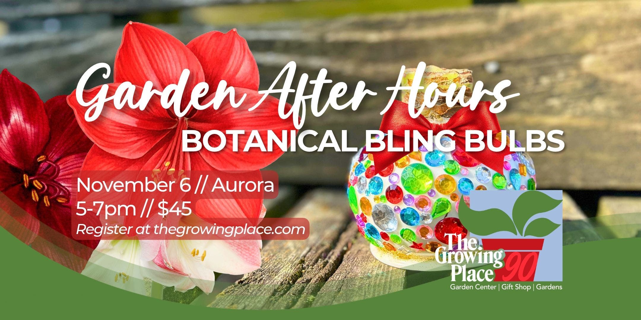 Garden After Hours: Botanical Bling Bulbs - Aurora
