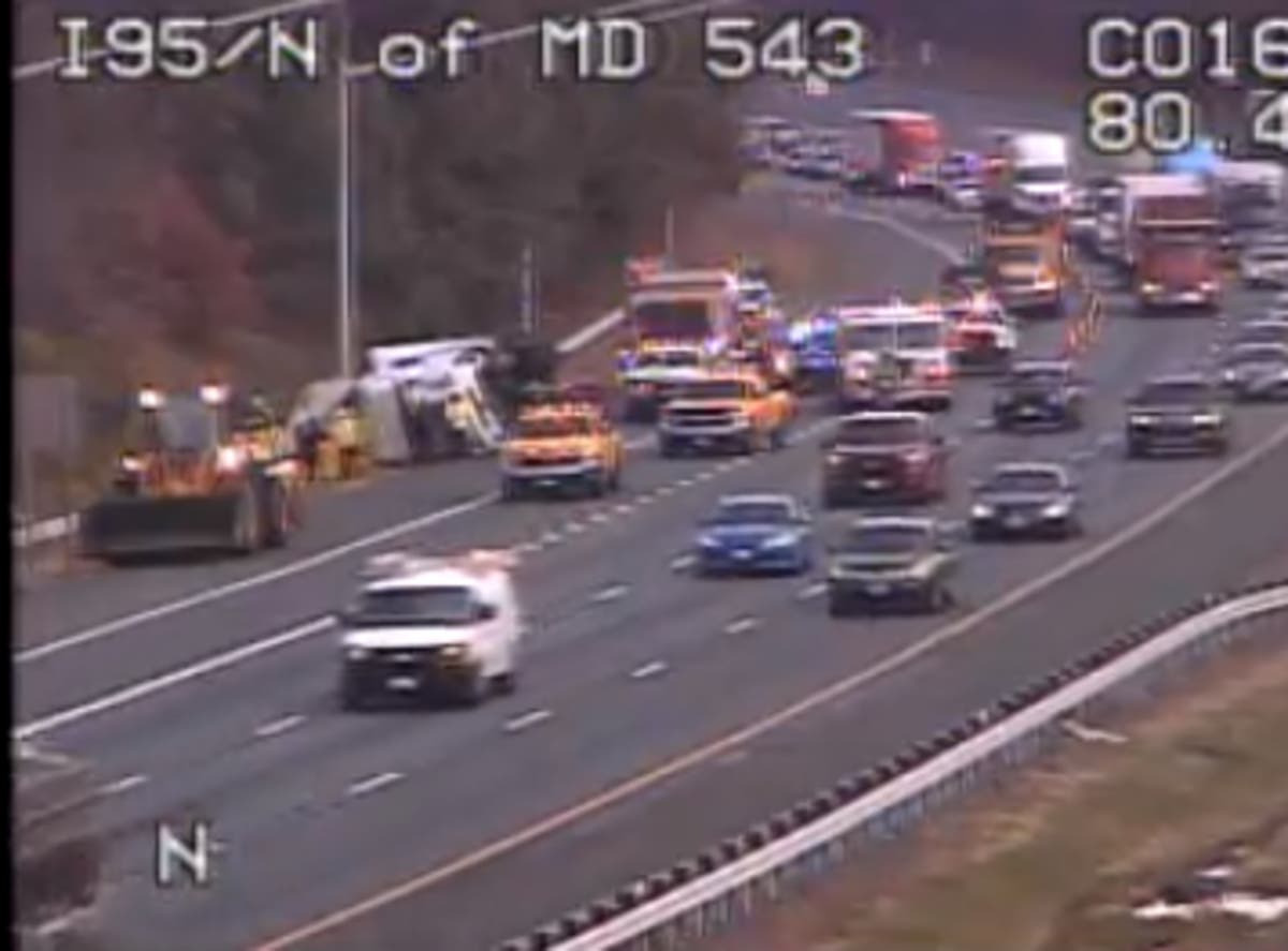 I-95 Tractor-Trailer Crash Snarls Traffic In Harford County | Bel Air ...