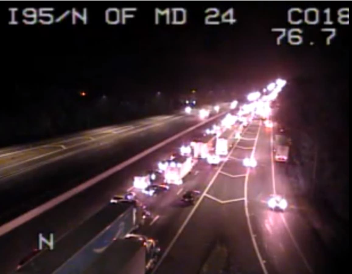 Crash Closed I-95 North In Harford County | Bel Air, MD Patch