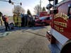The Bel Air Volunteer Fire Company handles a crash on Route 22.