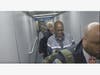 Keith and Valeria Smith were escorted through the airport during their trip from Texas to Maryland.