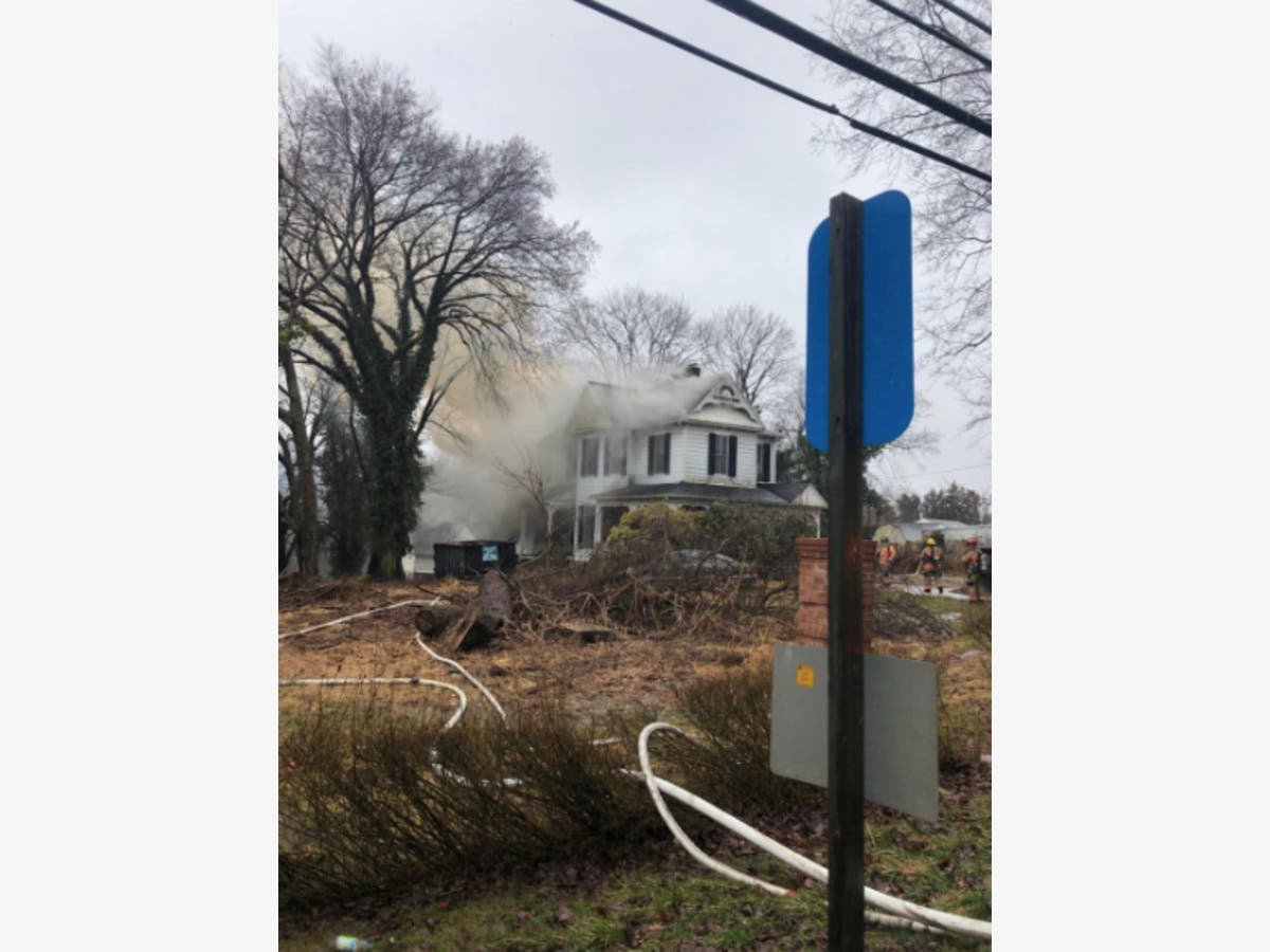There was a two-alarm fire near Owings Mills on Thursday, March 21, according to Baltimore County fire officials.