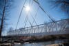 The new elevated walkway connects the Joe K Trail to the Susquehanna Museum at the Lock House.