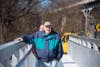 The walkway was installed on Monday, March 26