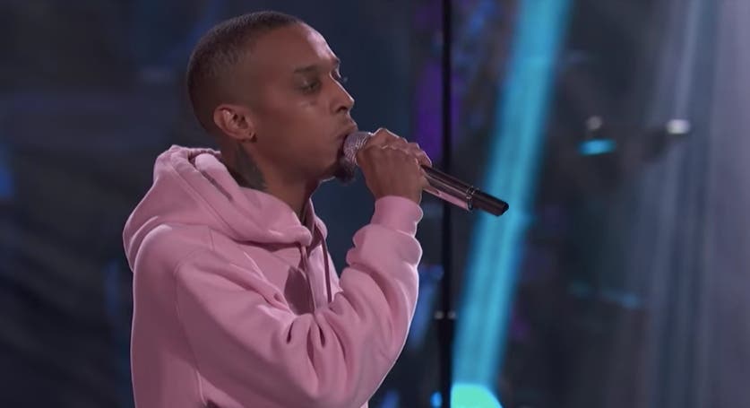 Dimitrius Graham of Baltimore performed "Love Someone" with Lucas Graham on "American Idol."