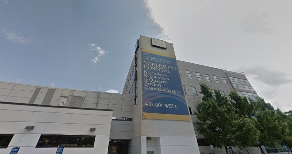 Northwest Hospital on Old Court Road is among the facilities where those under 14 may not visit due to the measles.