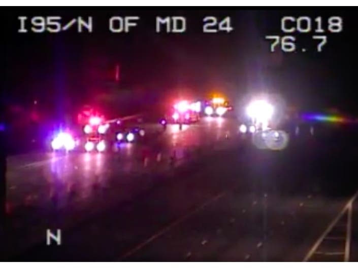 A man whose vehicle had become disabled nearby was killed walking on I-95 around 9:30 p.m. on Wednesday, April 10.