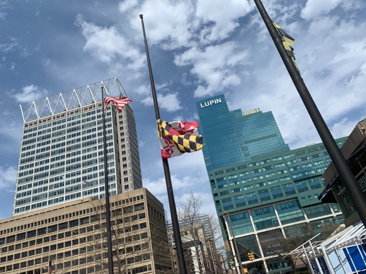 The Maryland flag was at half-staff this week to honor Staff Sgt. Dinora Flores and Speaker of the House Michael Busch.