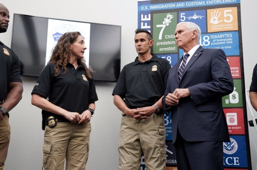 Baltimore had a visit from Vice President Mike Pence on Wednesday, May 1.