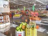 The German grocer sells grocery items and non-food offerings like kitchen appliances and furniture.