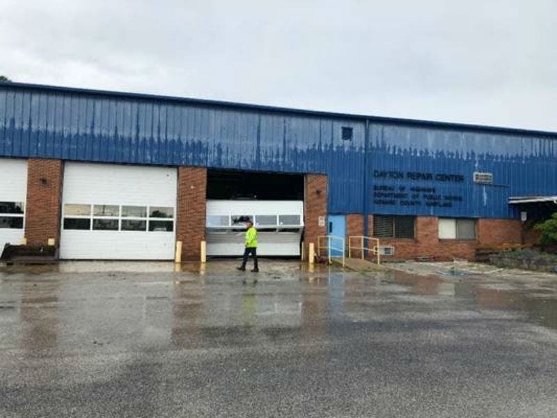 The Dayton Repair Center, operated by Howard County's Bureau of Highways, was impacted by the May 30 tornado.