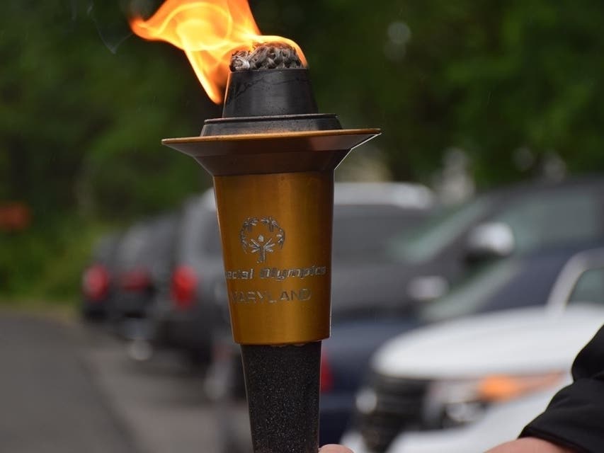 The torch will be carried to Towson University for the Special Olympics of Maryland's summer games.