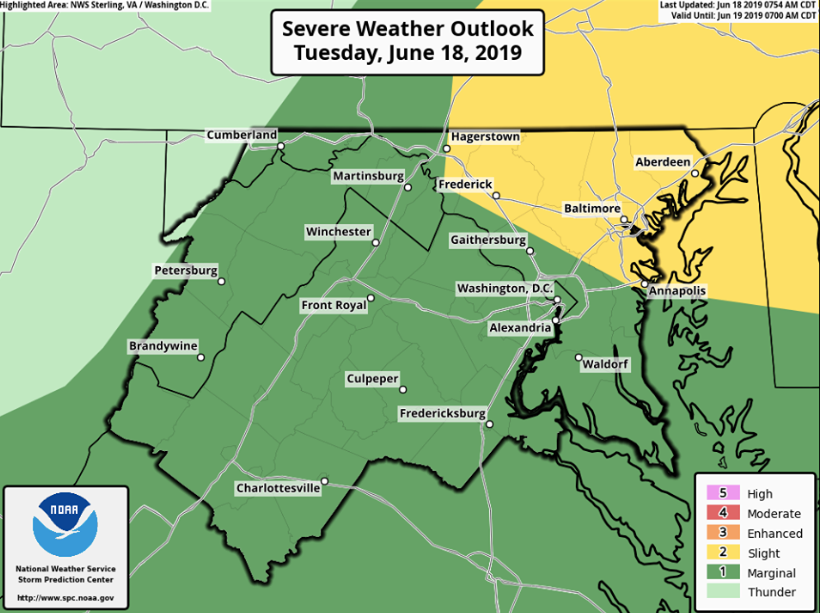 Graphic by National Weather Service