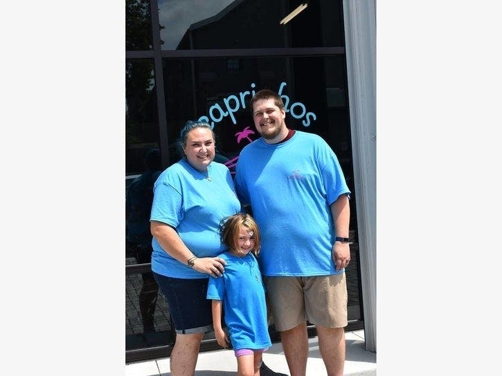 The Decker family owns Caprichos Books in the Bel Air Armory Marketplace.