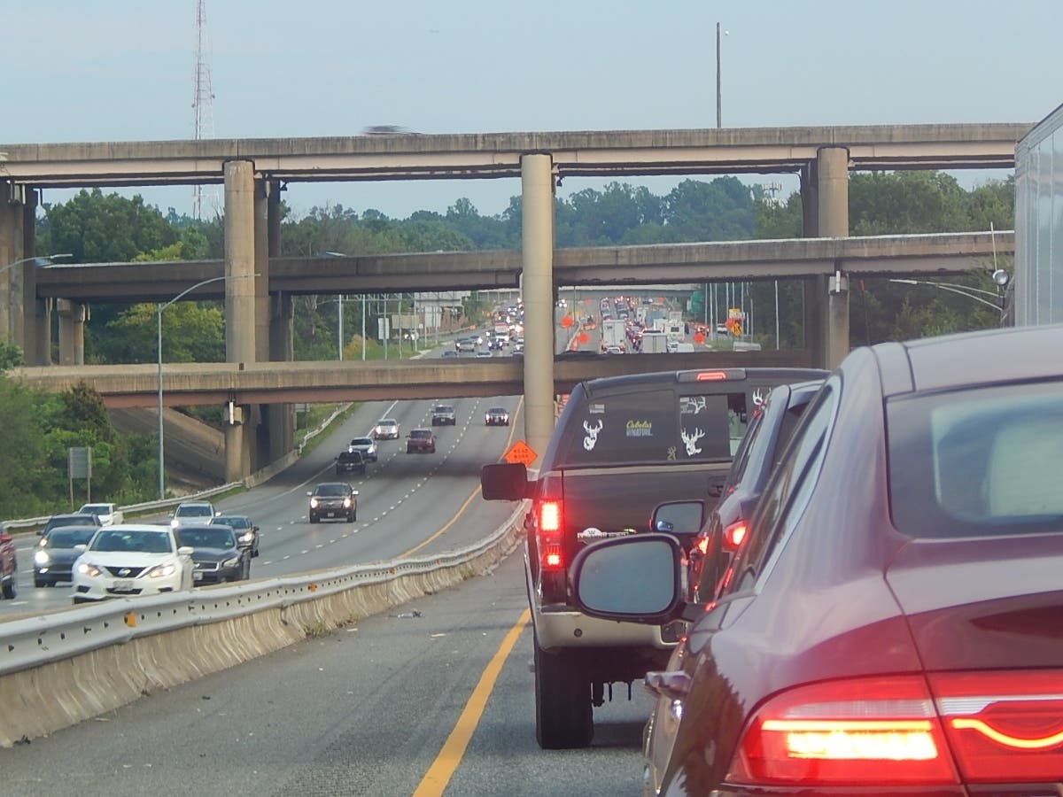 Interstate 695 is the "riskiest road" in the Baltimore metro area due to the number of crash claims, Allstate reports.