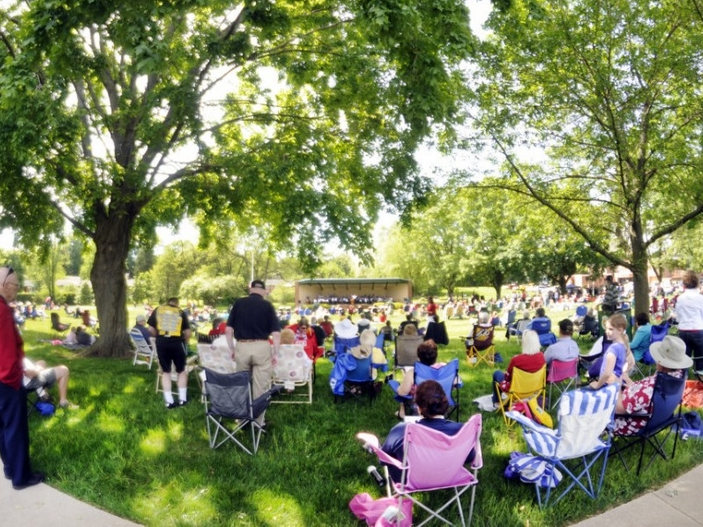 The event will be at Shamrock Park, where people can bring chairs and blankets.
