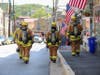 More than 40 firefighters were called to the scene from Baltimore and Howard counties, officials reported.