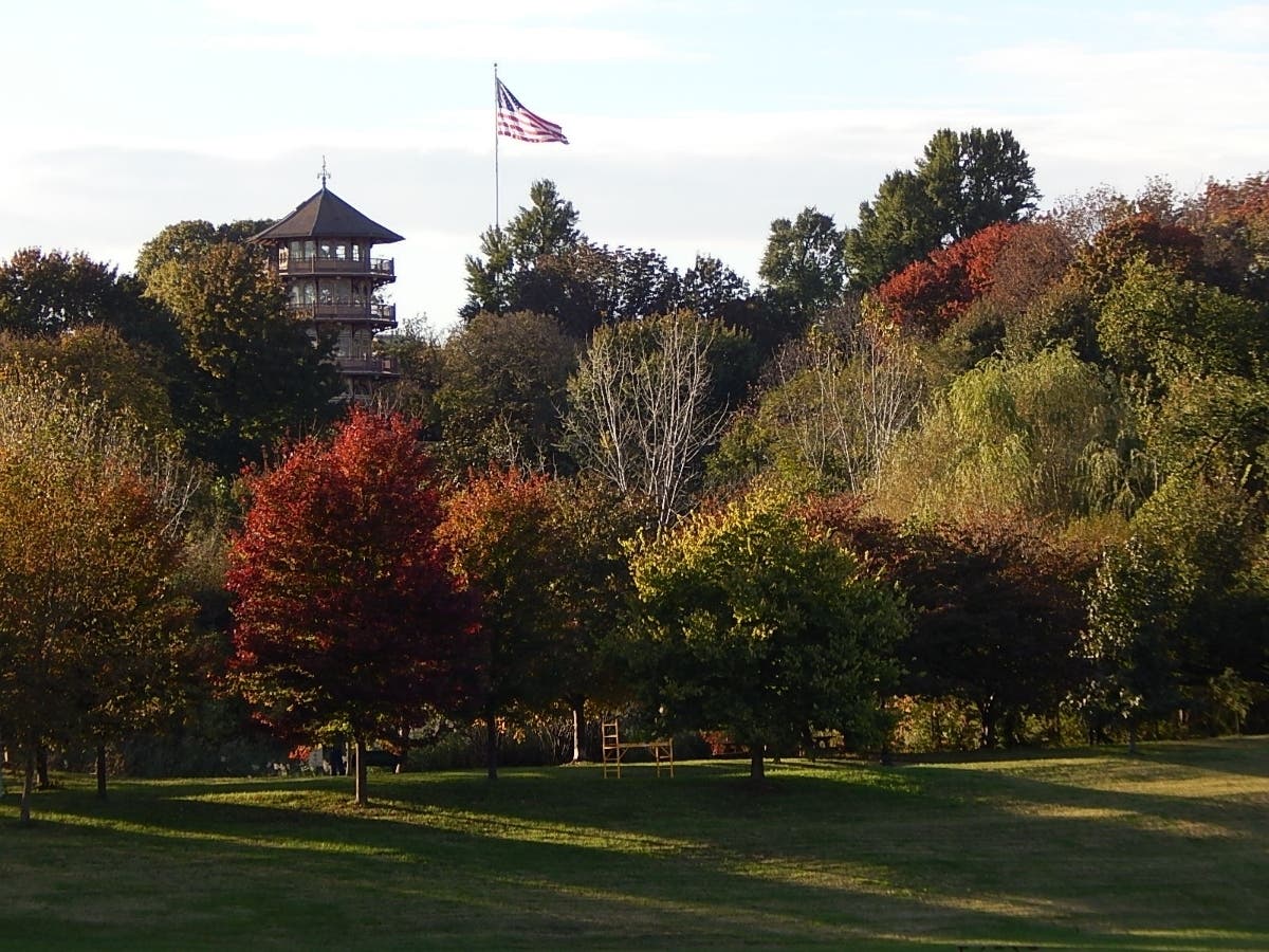 This photo from Patterson Park in Baltimore was taken Oct. 28, 2018. This year's foliage may peak around Oct. 26, based on some forecasts.