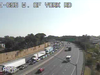 Traffic is stacking up on I-695 due to a crash that has closed the beltway to traffic in one direction.