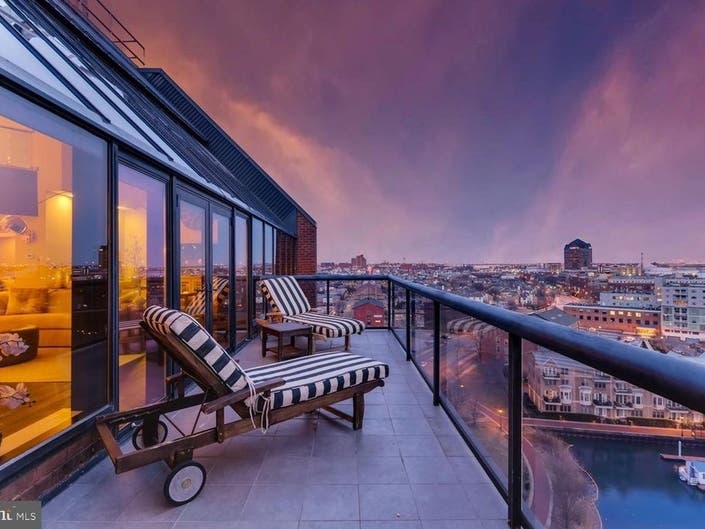 Victorian Style Penthouse Apartment For Sale With Private Balcony