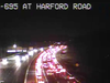This was what I-695 looked like at Harford Road at 9:30 p.m. Friday.
