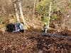 Firefighters used a ladder and rope system to get a driver to safety on Route 1 at Kalmia Road Nov. 15, officials said.