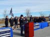 Harford County Sheriff Jeffrey Gahler was one of several speakers at the thin blue line event Nov. 23 in Abingdon.